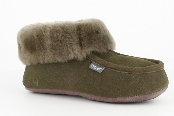 Axelda damtoffla med bakkappa olive