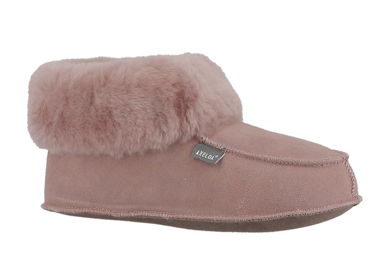 Axelda damtoffla med bakkappa rosa