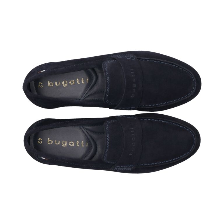 Bugatti blå loafer