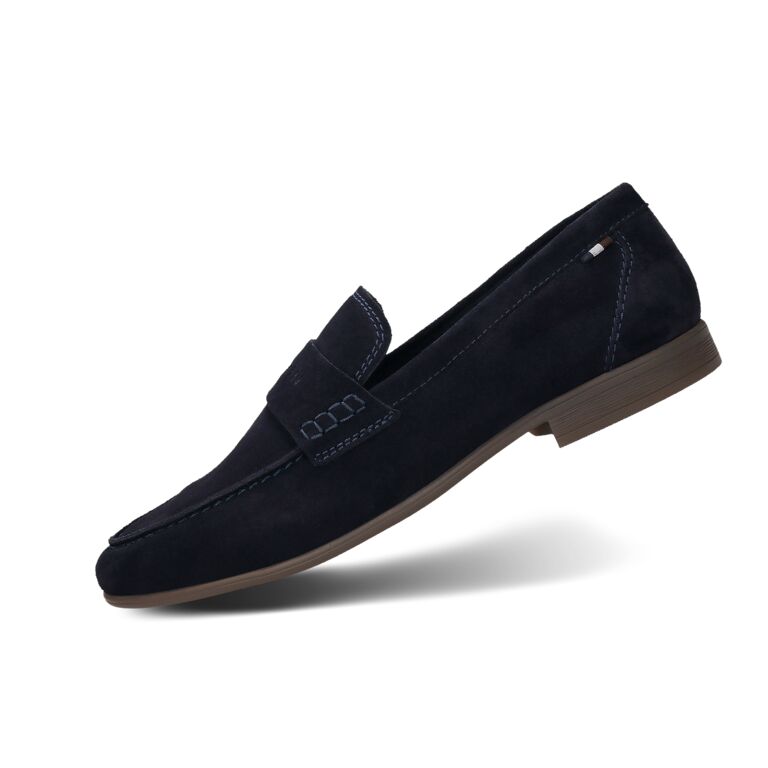 Bugatti blå loafer