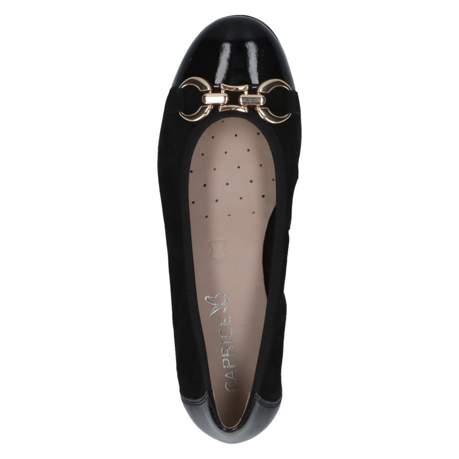 Caprice dam ballerina svart