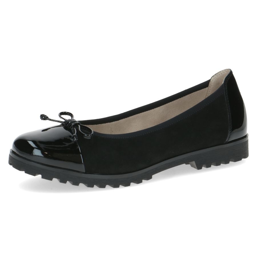 Caprice dam ballerina svart