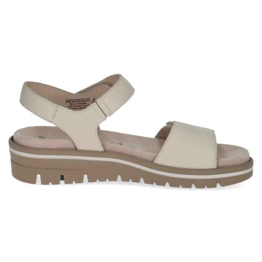 Caprice damsandal vit