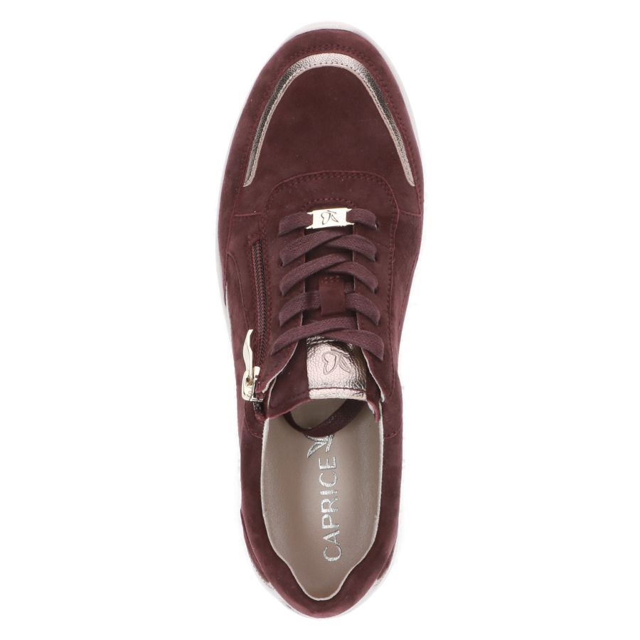 Caprice damsneakers bordeaux