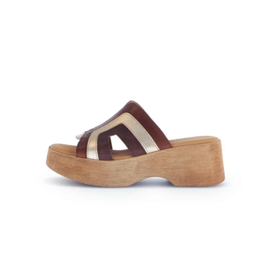 Gabor damsandal slipin brun