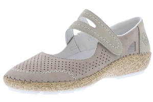 Rieker dam ballerina begie