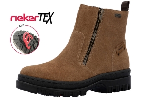 Rieker damkänga brun med broddar