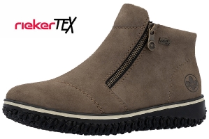 Rieker damkänga brun Tex