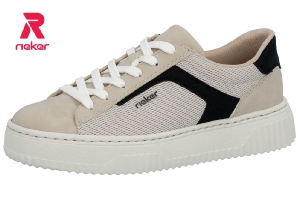 Rieker damsneakers begie