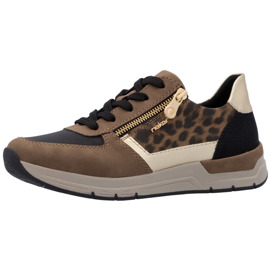 Rieker damsneakers brun