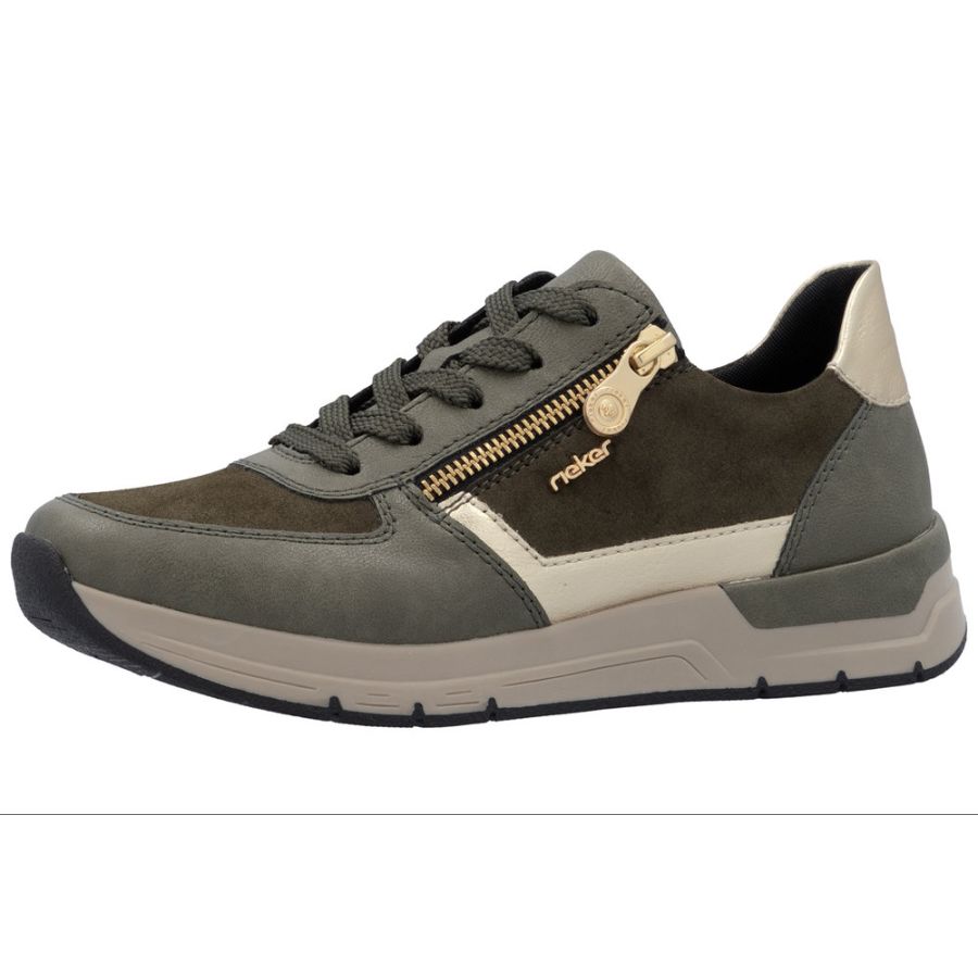 Rieker damsneakers olive
