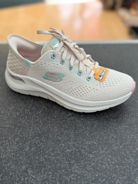 Skechers Arch fit 2.0 Natur/Pink