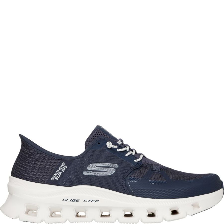 Skechers herr Glide step pro slip in blå