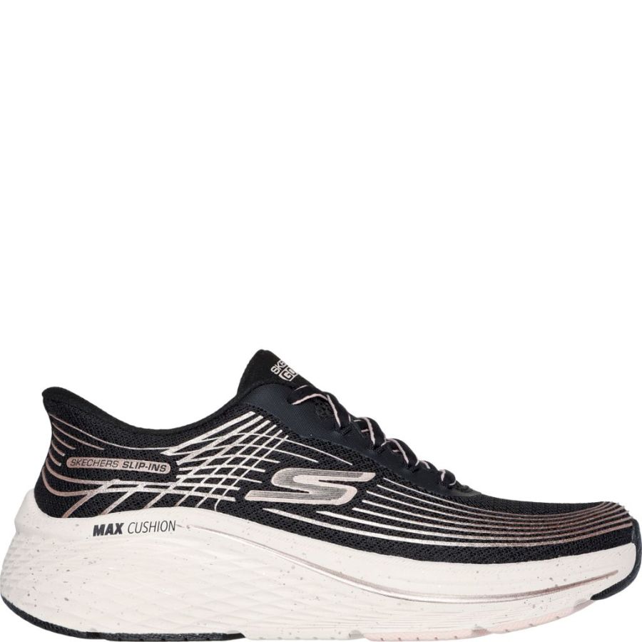 Skechers Max Cushioning Elite 2.0 black/rose gold