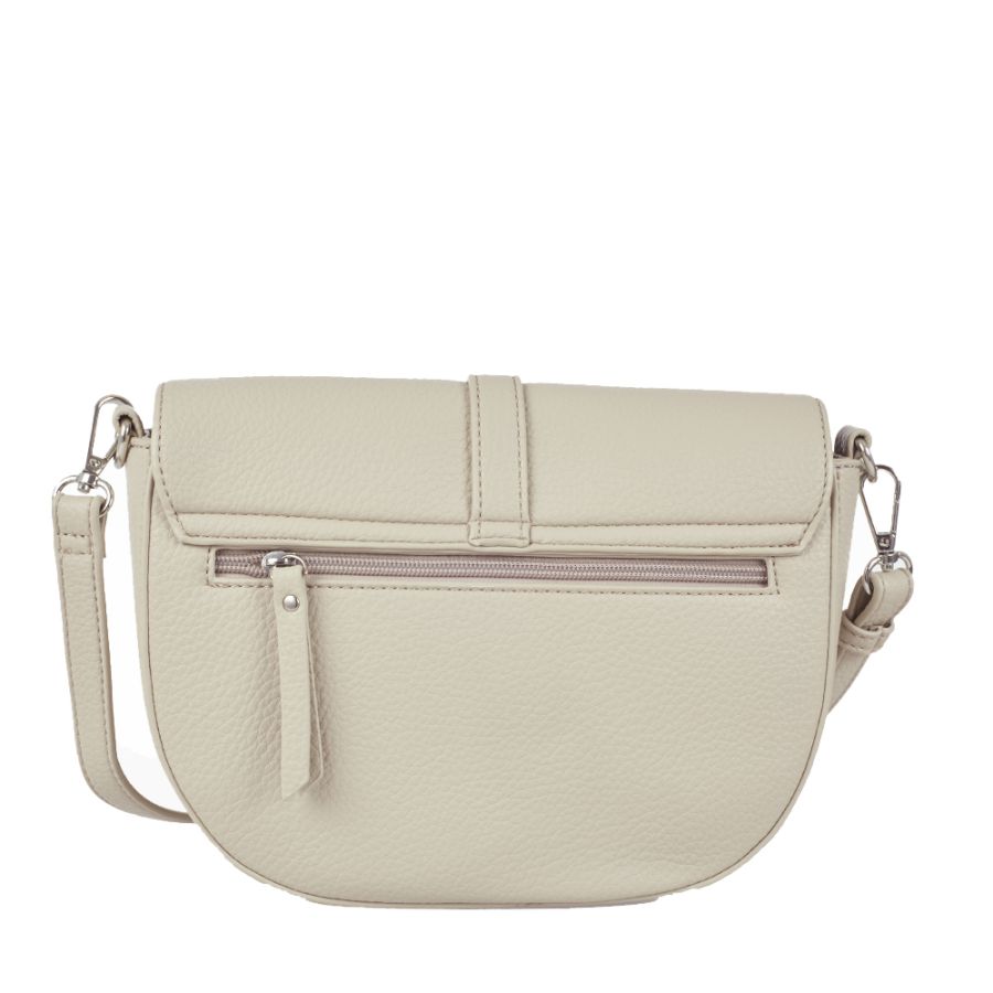 UD Sadelväska rund lock beige