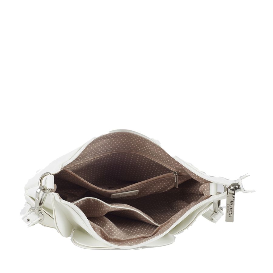 UD Väska blomma vit