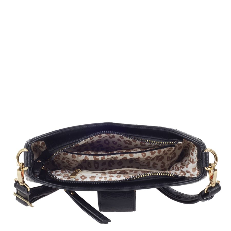 UD Väska flätad slejf lås svart