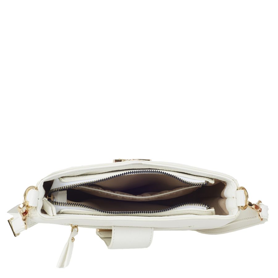 UD Väska flätning slejf lås vit